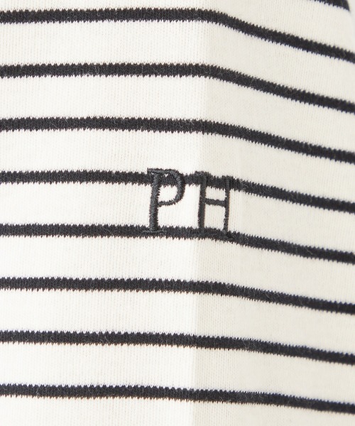 Petit Honfleur(プチオンフルール)の「ボーダープルオーバー(Tシャツ/カットソー・レディース・ネイビー/アイボリー/ブラウン・M/L)」の11枚目の写真