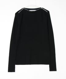 john lawrence sullivan ブラック　メッシュ　セーター JOHN LAWRENCE SULLIVAN（ジョンローレンスサリバン）の