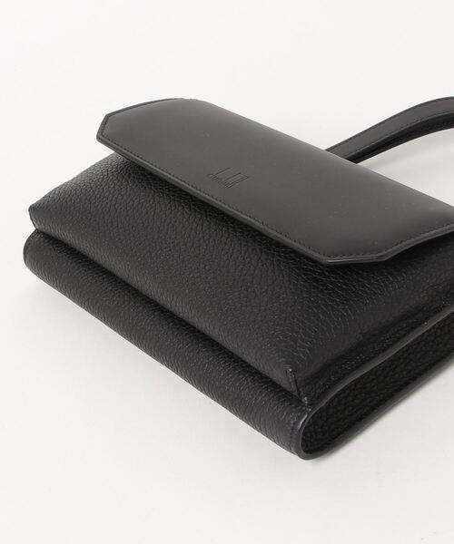 dunhill（ダンヒル）の「1893ハーネス ウエストエンド メッセンジャーバッグ /1893 HARNESS WEST END BAG（クラッチバッグ・メンズ・ブラック・ONE SIZE）」の7枚目の写真