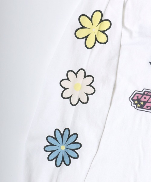 Salong hameu（サロン ハミュー）の「THE POWERPUFF GIRLS（パワーパフ ガールズ）キャラクタープリントロンT レディース メンズ ユニセックス/長袖（Tシャツ/カットソー・レディース・ホワイト/ブラック系その他2/ブラック系その他/ホワイト系その他/ホワイト系その他2/ブラック系その他3・M）」の10枚目の写真