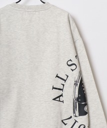 CONVERSE（コンバース）の「CONVERSE/コンバース オーバーサイズ 裏起毛 ダンボールニット オールスター スニーカー ビッグプリント スウェット トレーナー/レディース メンズ（スウェット）」