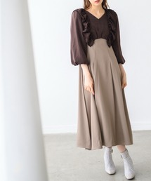 ラッフルコンビワンピース/MM437416