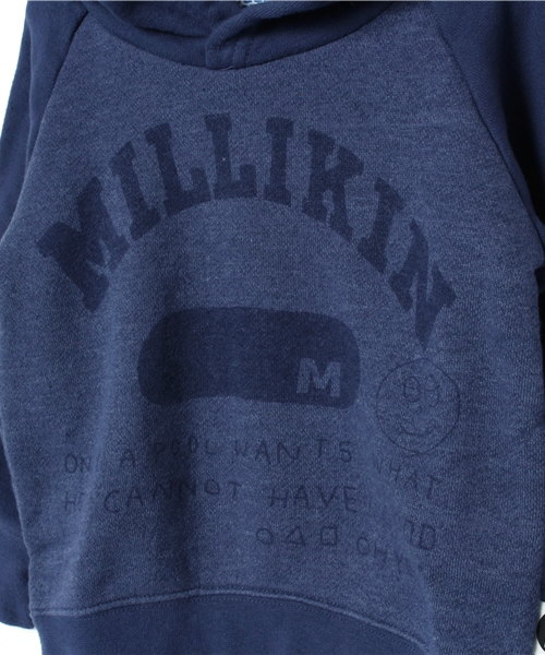 RUGGEDWORKS（ラゲッドワークス）の「TC裏毛パーカー(80～140㎝)（パーカー・キッズ・ダークブルー/ダークパープル/チャコールグレー・140cm/110cm/100cm/90cm/120cm/80ｃｍ/130cm）」の6枚目の写真