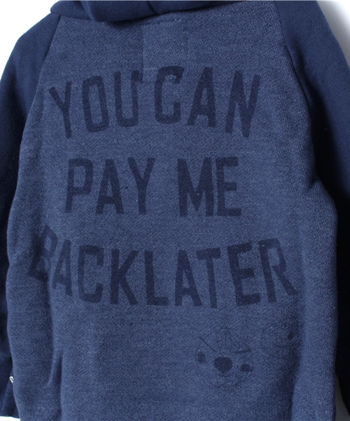 RUGGEDWORKS（ラゲッドワークス）の「TC裏毛パーカー(80～140㎝)（パーカー・キッズ・ダークブルー/ダークパープル/チャコールグレー・140cm/110cm/100cm/90cm/120cm/80ｃｍ/130cm）」の8枚目の写真