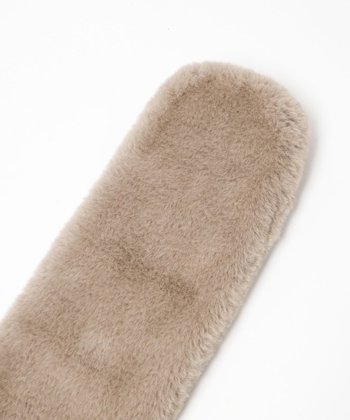 GLOBAL WORK(グローバルワーク)の「洗えるフワフワティペット/147474(ネックウォーマー/スヌード・キッズ・アイボリー/モカ・ONE SIZE)」の12枚目の写真