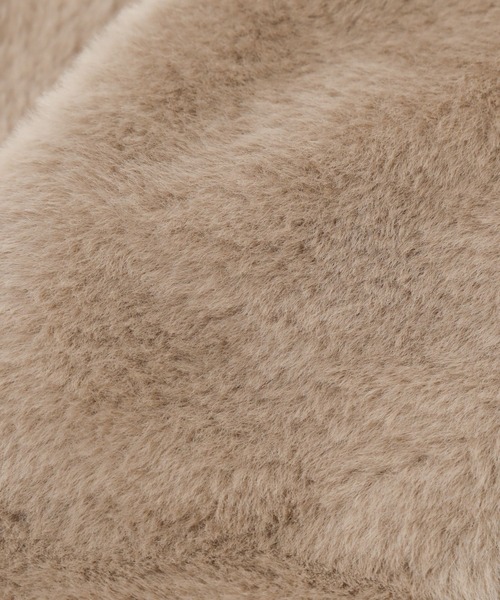 GLOBAL WORK(グローバルワーク)の「洗えるフワフワティペット/147474(ネックウォーマー/スヌード・キッズ・アイボリー/モカ・ONE SIZE)」の14枚目の写真