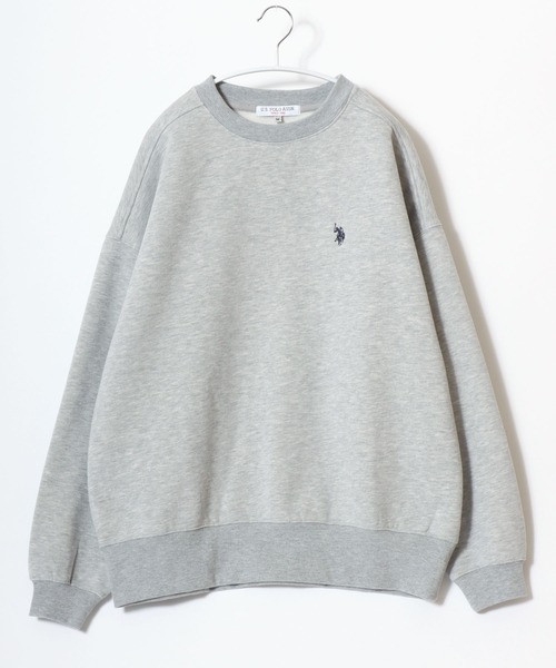 U.S. POLO ASSN.(ユーエスポロアッスン)の「U.S.POLO ASSN.(ユーエスポロアッスン)ブランドロゴワンポイント刺繍スウェットトレーナー(裏起毛)レディース(スウェット・レディース・ブラック/ベージュ/ネイビー/ホワイト系その他/ピンク/グリーン/ブラウン/グレー・M/L)」の3枚目の写真