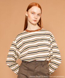 ストレンジャー・シングス ストライプシャツ FREEサイズ セール】Stranger Things × FREAK'S STORE/ストレンジャー