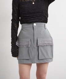 TTOL（トール）の「ピンストライプミニスカート（スカート）」