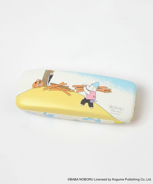 niko and...（ニコアンド）の「【11ぴきのねこ】コラボ　メガネケース（その他小物・レディース・グリーン/シャーベット・0）」の3枚目の写真