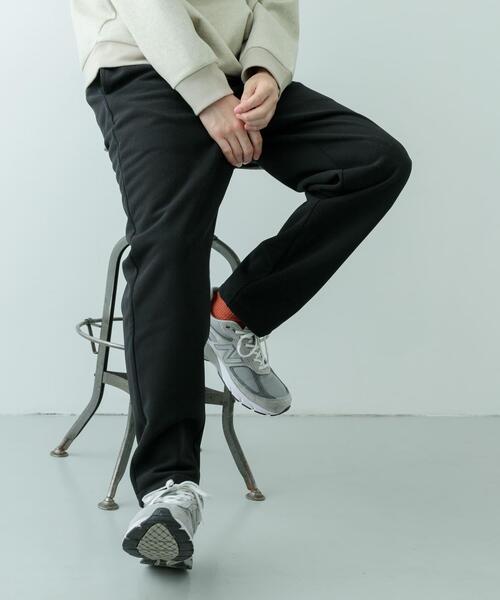 ITEMS URBANRESEARCH（アイテムズ アーバンリサーチ）の「WINDPROOF 裏フリースボンディング パンツ（その他パンツ・メンズ・カーキ/ブラック/グレー・LARGE/MEDIUM）」の9枚目の写真