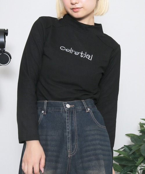 almo(アルモ)の「フロントデザインタートルネック(se)(Tシャツ/カットソー・レディース・アイボリー/ブラック/ベージュ・FREE)」の16枚目の写真