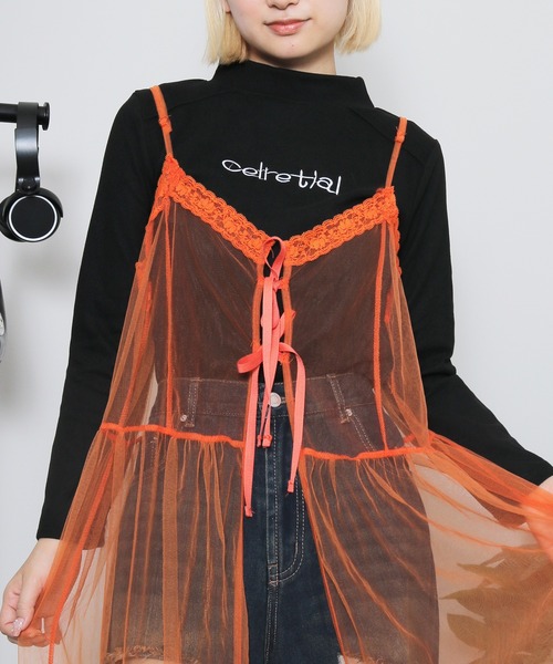 almo(アルモ)の「フロントデザインタートルネック(se)(Tシャツ/カットソー・レディース・アイボリー/ブラック/ベージュ・FREE)」の20枚目の写真