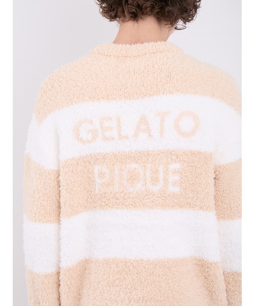 gelato piqué ジェラート2ボーダープルオーバー gelato pique（ジェラートピケ）の「【HOMME】ジェラート2