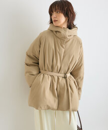 RIVE DROITE | 【高機能素材】ベルテッドフードダウン(ダウンジャケット/コート)