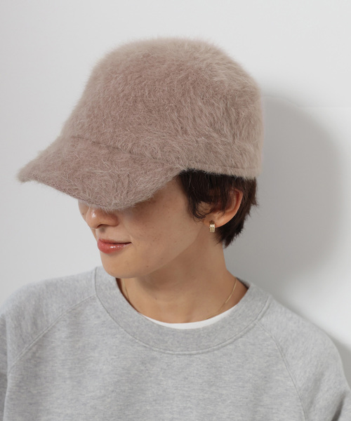 JOURNAL STANDARD relume（ジャーナルスタンダード　レリューム）の「RELUME ファーCAP（キャップ・レディース・ブラック/ベージュ・FREE）」の2枚目の写真