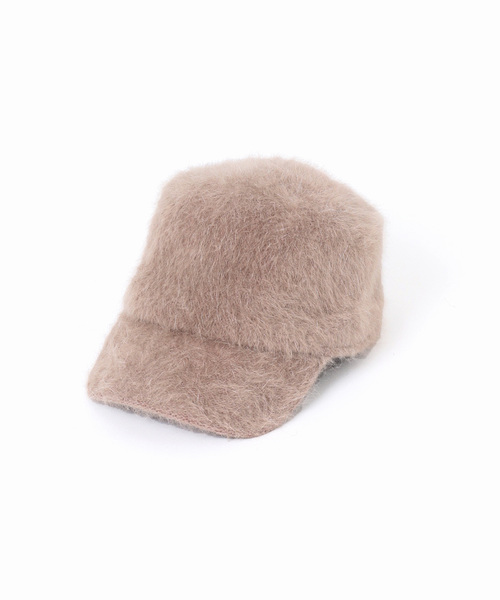 JOURNAL STANDARD relume（ジャーナルスタンダード　レリューム）の「RELUME ファーCAP（キャップ・レディース・ブラック/ベージュ・FREE）」の3枚目の写真