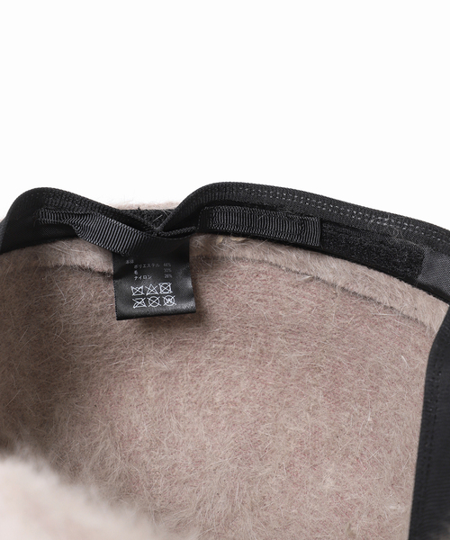 JOURNAL STANDARD relume（ジャーナルスタンダード　レリューム）の「RELUME ファーCAP（キャップ・レディース・ブラック/ベージュ・FREE）」の9枚目の写真