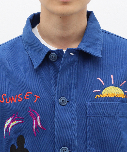 417 EDIFICE（フォーワンセブンエディフィス）の「ENCRE / アンクレ Jacket（カバーオール・メンズ・ホワイト/ブラック/ブルー/ブルー系その他・FREE）」の18枚目の写真