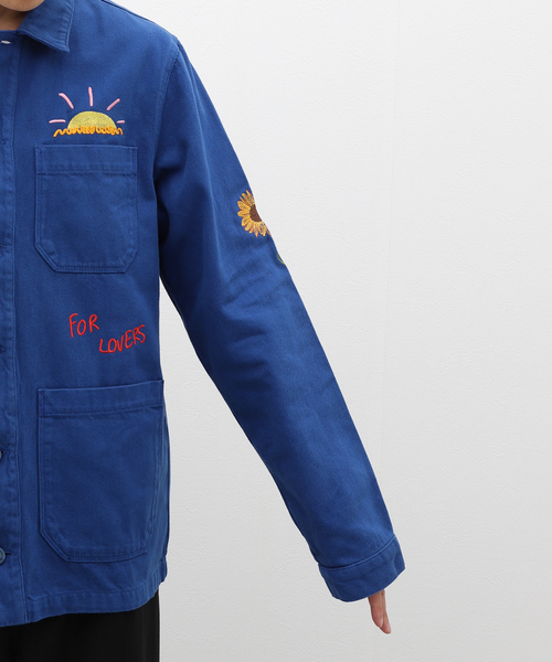 417 EDIFICE（フォーワンセブンエディフィス）の「ENCRE / アンクレ Jacket（カバーオール・メンズ・ホワイト/ブラック/ブルー/ブルー系その他・FREE）」の16枚目の写真