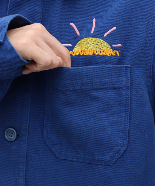 417 EDIFICE（フォーワンセブンエディフィス）の「ENCRE / アンクレ Jacket（カバーオール・メンズ・ホワイト/ブラック/ブルー/ブルー系その他・FREE）」の14枚目の写真