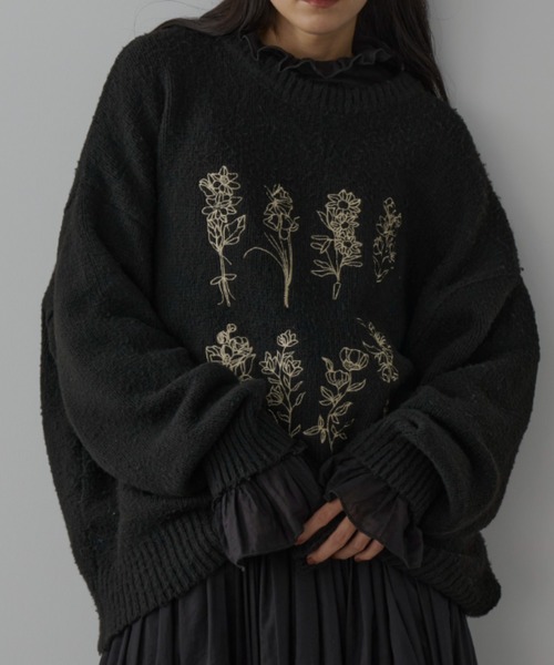 united tokyo マイセルエンブロイダリーニット未使用 FRAY I.D｜ニットエンブロイダリーカーディガン | Rakuten