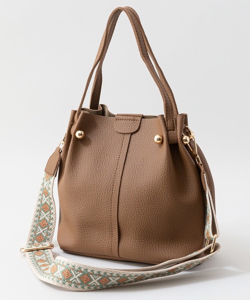 Luceat(ルーチェット)の「【Luceat/ルーチェット】バッドミニショルダーバッグ(ショルダーバッグ・レディース・ホワイト/ブラック/ベージュ/キャメル・ONE SIZE)」の8枚目の写真