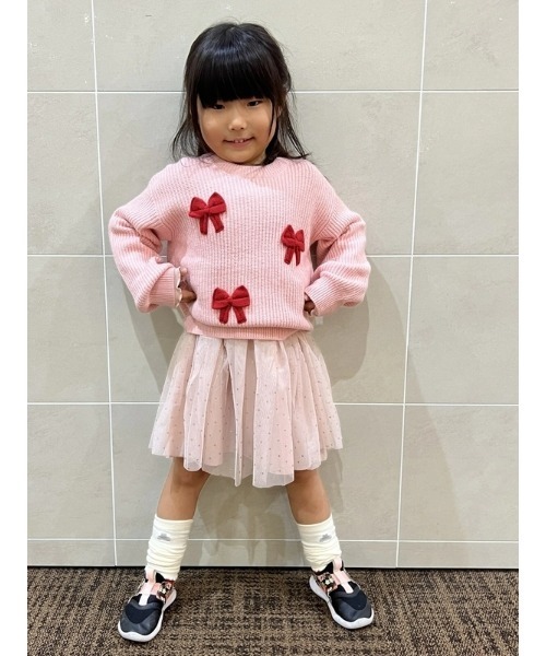 GAP（ギャップ）の「Babygap Cashsoft カシミヤタッチ リボンセーター（ニット/セーター・キッズ・ピンク系その他/ピンク・95cm/105cm/90cm/80ｃｍ/110cm/100cm/70cm）」の5枚目の写真