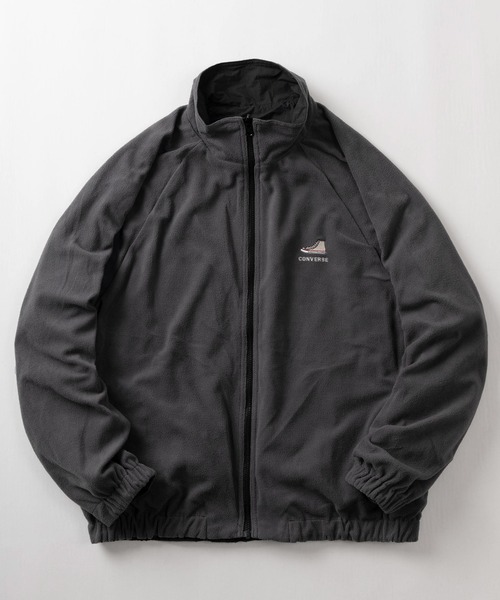 CONVERSE(コンバース)の「【CONVERSE/コンバース】ブランドネーム&チャックテイラー ワンポイント刺繍デザイン リバーシブルジャケット/スタンドカラーブルゾン(ブルゾン・メンズ・ネイビー/ブラック/ベージュ・M/L/XL)」の5枚目の写真
