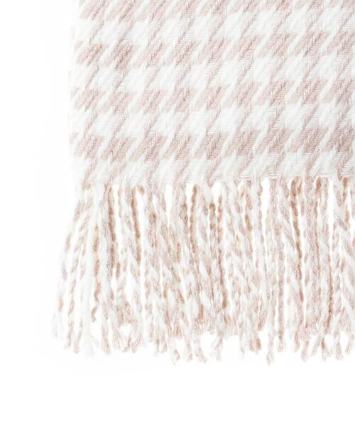 INGNI（イング）の「ラメ千鳥ストール（ストール/ショール・レディース・グレー/ピンク・ONE SIZE）」の6枚目の写真