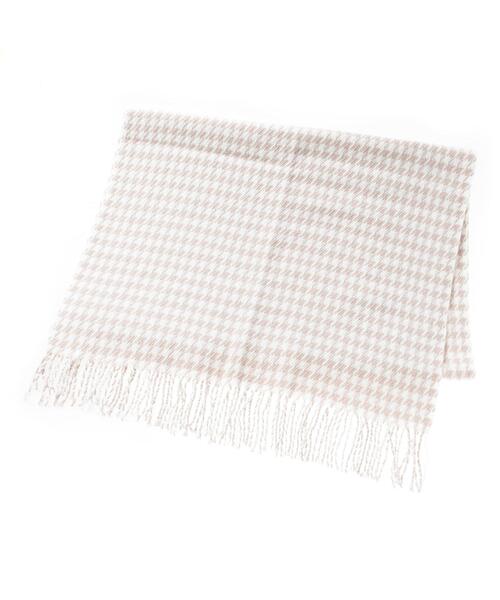 INGNI（イング）の「ラメ千鳥ストール（ストール/ショール・レディース・グレー/ピンク・ONE SIZE）」の5枚目の写真