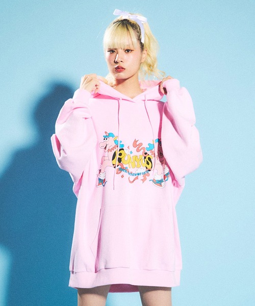 【セール】10thユニコーンビッグスウェットパーカー（パーカー）｜PUNYUS（プニュズ）