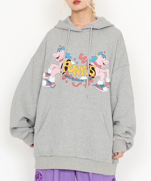 【セール】10thユニコーンビッグスウェットパーカー（パーカー）｜PUNYUS（プニュズ）