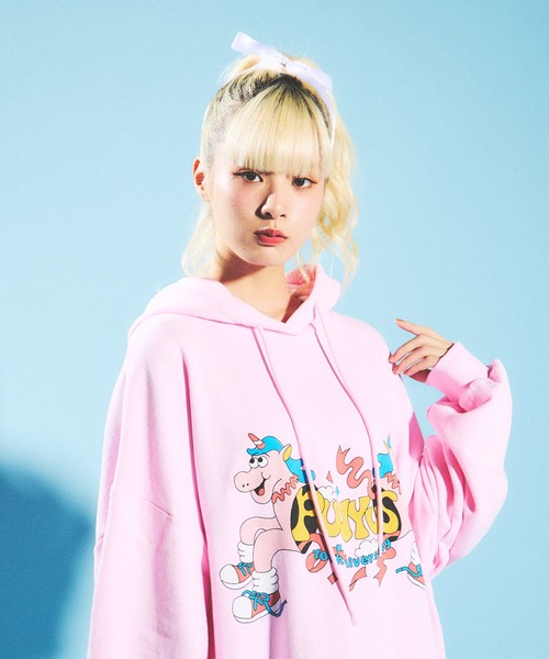 【セール】10thユニコーンビッグスウェットパーカー（パーカー）｜PUNYUS（プニュズ）