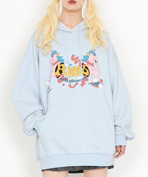 【セール】10thユニコーンビッグスウェットパーカー（パーカー）｜PUNYUS（プニュズ）