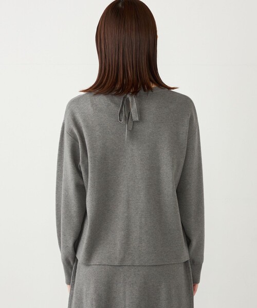 SHIPS Colors:〈手洗い可能〉バックリボン ニット セットアップ（ニット/セーター）｜SHIPS Colors（シップス カラーズ）