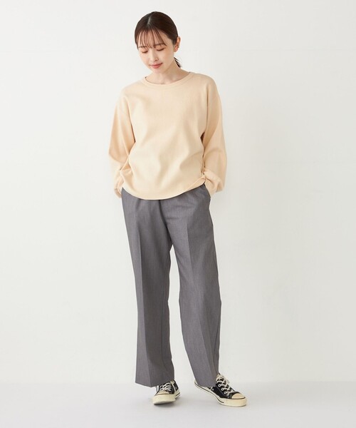 SHIPS Colors:〈手洗い可能〉バックリボン ニット セットアップ（ニット/セーター）｜SHIPS Colors（シップス カラーズ）