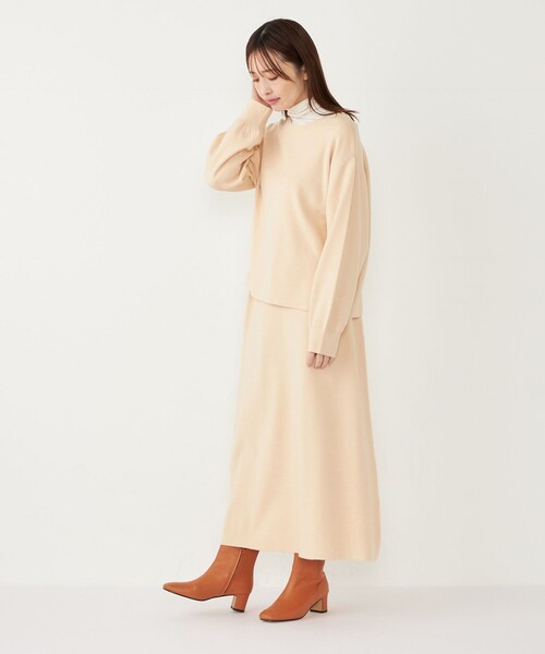 SHIPS Colors:〈手洗い可能〉バックリボン ニット セットアップ（ニット/セーター）｜SHIPS Colors（シップス カラーズ）