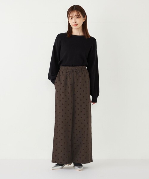 SHIPS Colors:〈手洗い可能〉バックリボン ニット セットアップ（ニット/セーター）｜SHIPS Colors（シップス カラーズ）