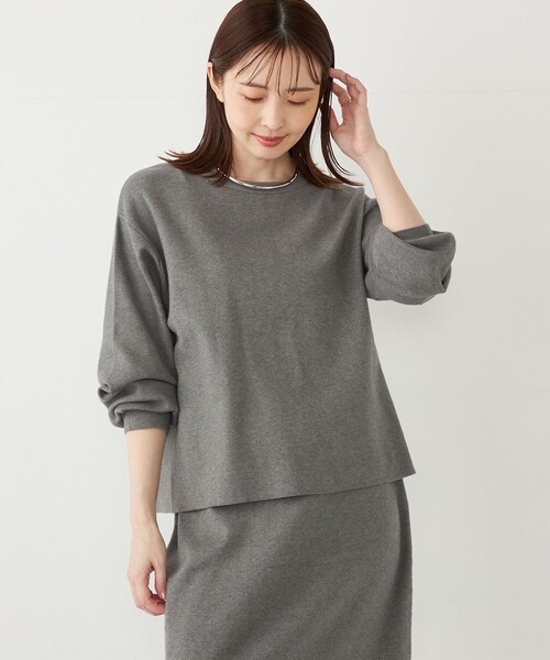 SHIPS Colors:〈手洗い可能〉バックリボン ニット セットアップ（ニット/セーター）｜SHIPS Colors（シップス カラーズ）