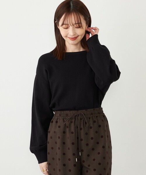 SHIPS Colors:〈手洗い可能〉バックリボン ニット セットアップ（ニット/セーター）｜SHIPS Colors（シップス カラーズ）