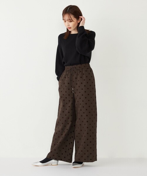 SHIPS Colors:〈手洗い可能〉バックリボン ニット セットアップ（ニット/セーター）｜SHIPS Colors（シップス カラーズ）