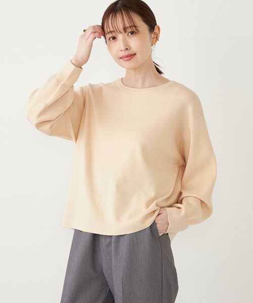 SHIPS Colors:〈手洗い可能〉バックリボン ニット セットアップ（ニット/セーター）｜SHIPS Colors（シップス カラーズ）