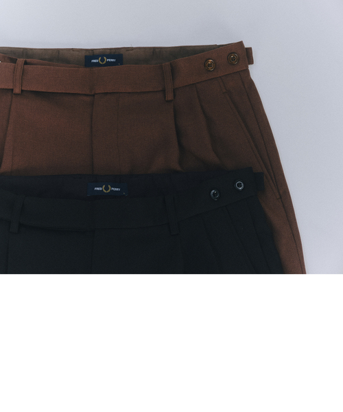 FRED PERRY（フレッドペリー）の「FRED PERRY for JOURNAL STANDARD Tennis Trousers（その他パンツ・メンズ・ブラック/ブラウン・MEDIUM/LARGE）」の9枚目の写真