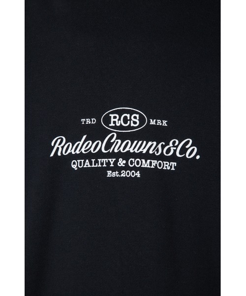 RODEO CROWNS WIDE BOWL(ロデオクラウンズワイドボウル)の「flag patch フーディー(スウェット・メンズ・ブラック/杢グレー/オフホワイト・MEDIUM/LARGE)」の12枚目の写真