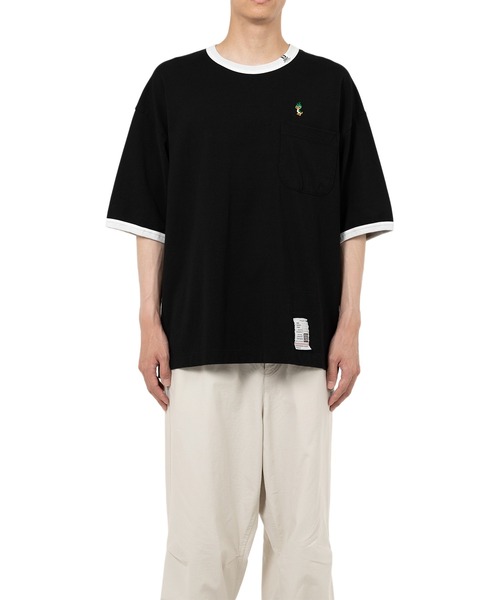 ★MIHARAYASUHIRO★レーヨン エンブロイダリー リンガー Tシャツ ☆MIHARAYASUHIRO☆レーヨン エンブロイダリー リンガー Tシャツ
