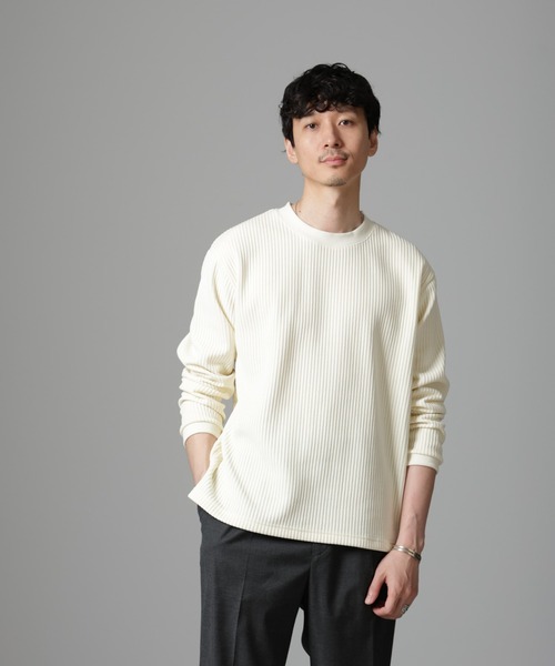 【セール】ジャージーコールプルオーバー（Tシャツ/カットソー）｜nano･universe（ナノユニバース） 5,655円
