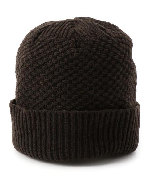 BEAUTY&YOUTH UNITED ARROWS（ビューティーアンドユースユナイテッドアローズ）の「BY ワッフル ワッチキャップ◆（ニットキャップ/ビーニー・メンズ・ホワイト/ブラック/ライトグレー/ダークブラウン・フリー）」の6枚目の写真