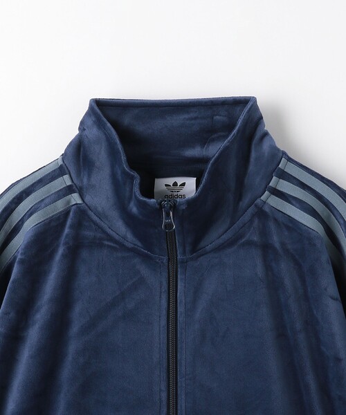 adidas Originals（アディダスオリジナルス）の「＜adidas Originals＞ ベッケンバウアー ベロア トラック トップ（ブルゾン・メンズ・グレー/ネイビー/ベージュ・M/L/XL）」の5枚目の写真