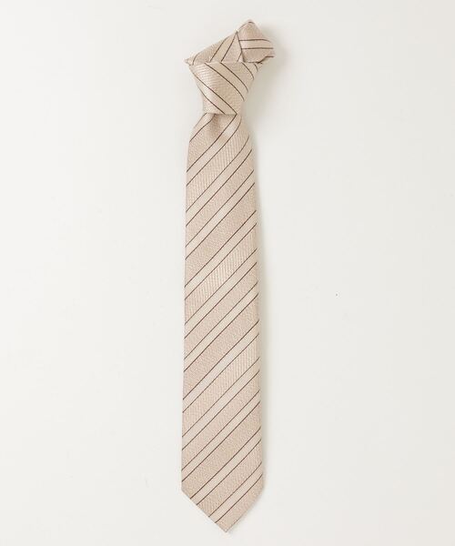 TOKYO SHIRTS（トウキョウシャツ）の「絹100% ベーシックネクタイ（ネクタイ・メンズ・ネイビー系1/シルバー系3/グレー系1/ベージュ系2/シルバー系1/ネイビー系2/ネイビー系7/シルバー系2/ベージュ系1/ベージュ系3/ネイビー系3/ネイビー系4/ネイビー系5/ネイビー系6/グレー系2/グレー系3・FREE）」の6枚目の写真